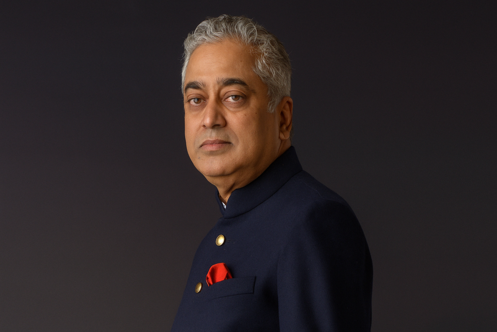 Rajdeep Sardesai, senior journalist and consulting editor at India Today, seen mid-discussion during a televised segment. the question is did Rajdeep Sardesai support pakistan